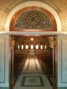 Interior sanctuary doors